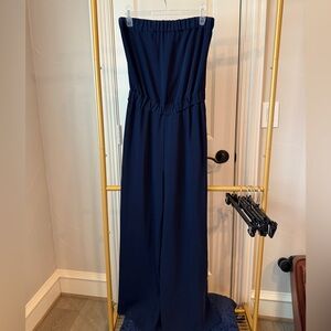 Trina Turk Navy Jumpsuit